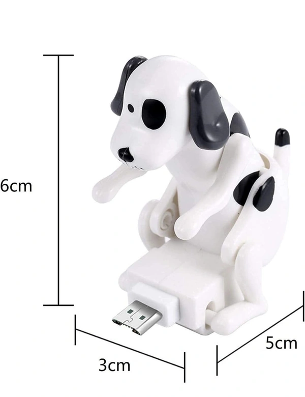 AWMSKONG Funny Humping Dog Fast Charger Cable,Portable Stray Dog Charging Cable,Dog Toy Smartphone USB Cable Charger,for iPhone Android Type-C Various Models Phones. (Orange, Type-C)  - Web Orange