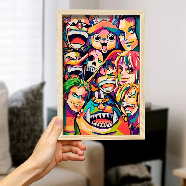 One Piece Pop Art Wooden Wall Art