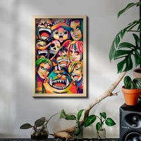 One Piece Pop Art Wooden Wall Art