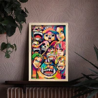 One Piece Pop Art Wooden Wall Art