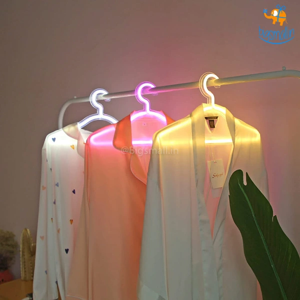 Clothes Hanger LED Neon Lamp
