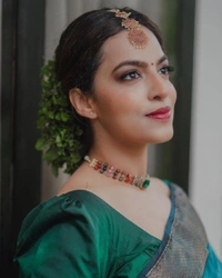 Avantika Fashion Women's Kanjivaram Soft Pure Silk Banarasi Sarees With Blouse Piece - Pine Green