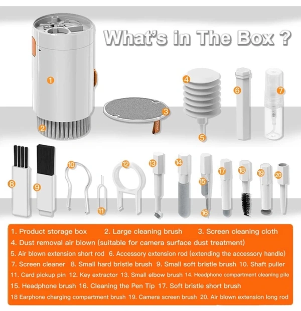 CLAW Q 20- In - 1 Cleaning Kit For Computer, Laptop, Mobile (Q20)