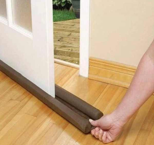 Radiant Door Dust Air Sound Stopper for Home (Size-36), Brown (Pack of 3)