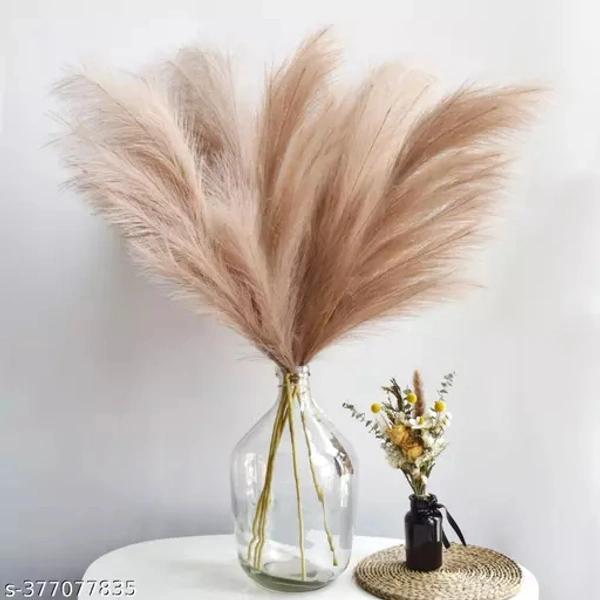 Artificial Faux Pampas Flower Grass Pot For Home Decoration 