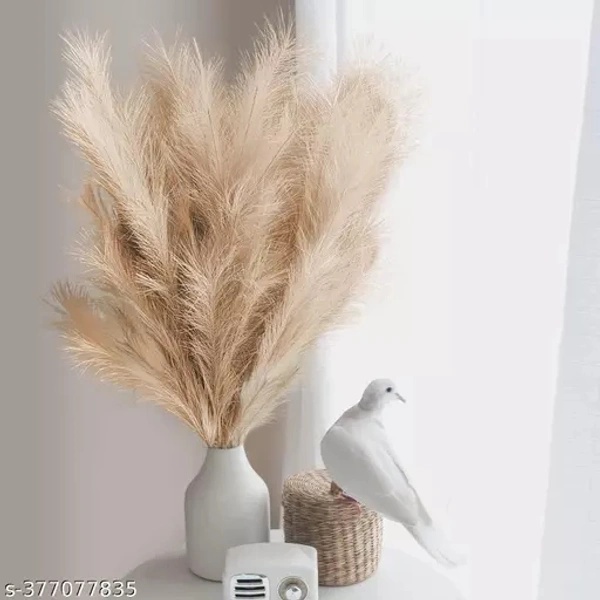 Artificial Faux Pampas Flower Grass Pot For Home Decoration 