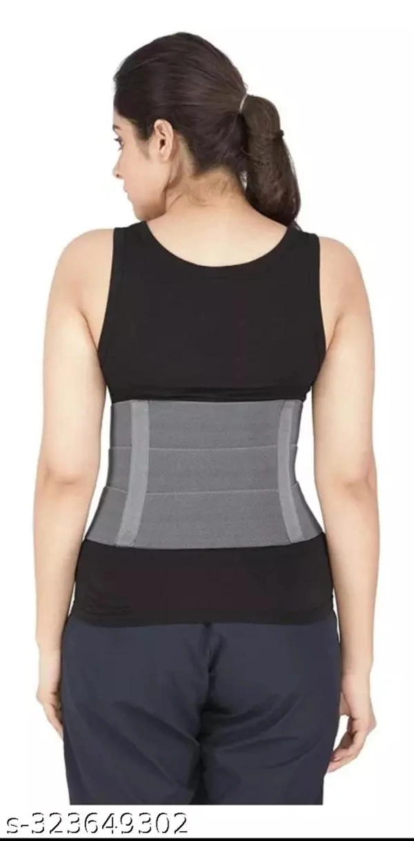 JD sons Abdominal belt after delivery for tummy reduction Belly trimmer fat reduction abdominal binder grey for men and women Grey