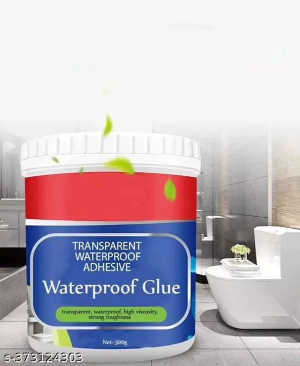 A.B.R.3 Enterprise Transparent Waterproof Glue 300g with Brush, Leakage Protection Outdoor Bathroom Wall Tile Window Roof, Anti-Leakage Agent, sealant glue, Roof Sealant Waterproof Gel