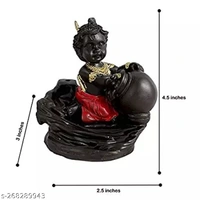 Shree laddo Gopal Kanha Ji smoke Fountain, Insence Holder Cor home & décor