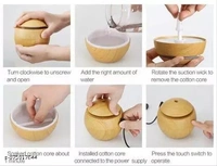Sk Creations Mini Portable Wood Aromatherapy Humidifier Office Desktop Home Travel Water Spray Mist Humidifier