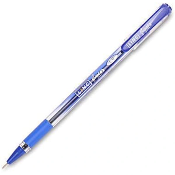 Linc Glycer 0.7mm Ball Pen |Blue Ink |Pack of 15 Pens - Blue
