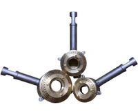 POOJAY - Gas Stove Glass Top Burner Set (1 Jumbo, 1 Medium & 1 Small)