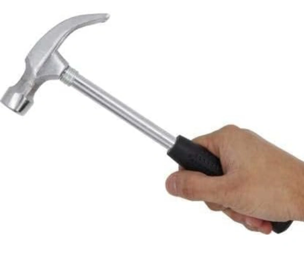 JMD TOOLS Straight Rip Claw with Smooth Face & Shock Reduction Grip Curved Claw Hammer