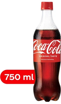 Coca-Cola Original Taste Soft Drink PET Bottle, 750 ml