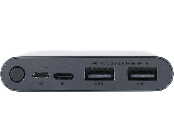 Mi 10000mAH Li-Polymer, Micro-USB and Type C Input Port, Power Bank 3i with 18W Fast Charging (Midnight Black)