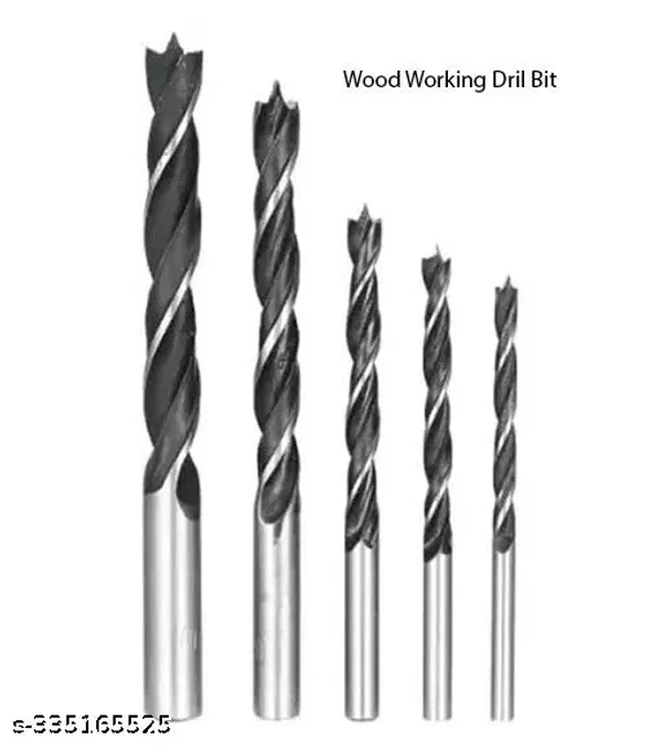 Drill Bits 5 Pcs Wood Drilling Bit Set