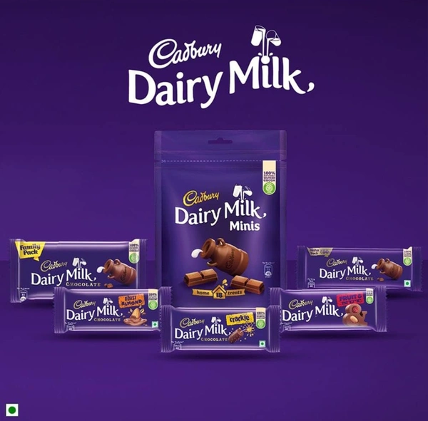 Cadbury Dairy Milk Crackle Chocolate Bar, 36 g - Pack of 10