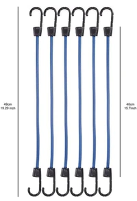 amazon basics Td090123 Bungee Cords | 15.7 Inches, 6-Pack