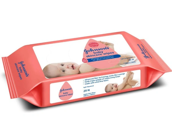 Johnson's Baby Skincare Cloth Wipes - 20 Wipes