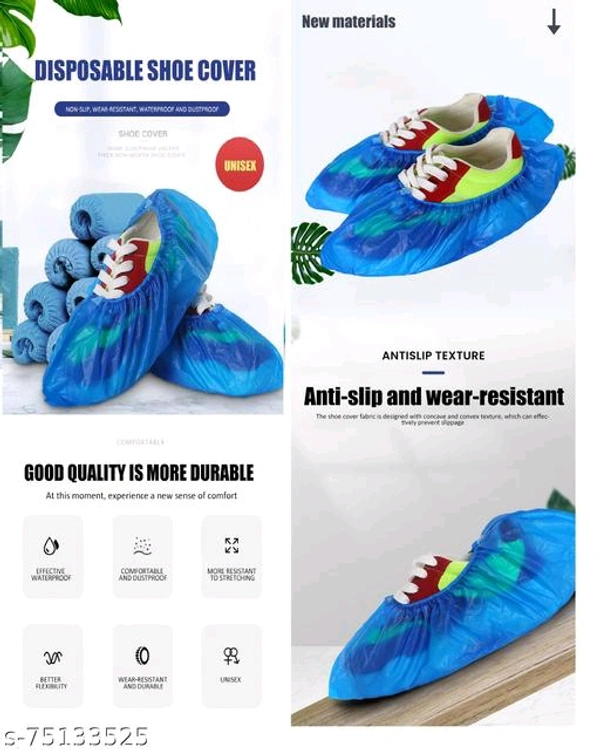 PCENF5299 Fabulous Men Shoe Accessories*Material: PlasticType: Shoe CoverNet Quantity (N): 1Dispatch: 2 Days*Proof of Safe Delivery! Click to know on Safety Standards of Delivery Partners- https://ltl.sh/y_nZrAV3