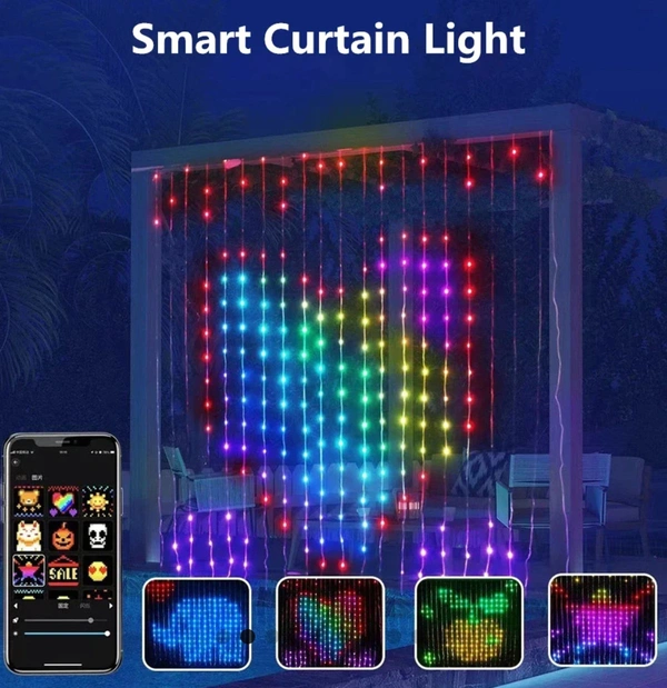 Smart LED Curtain Lights PCENF5300