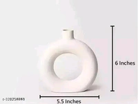 Classic Vases*Material: PCENF5306  CeramicColor: WhiteProduct Length: 6 cmProduct Height: 6 cmProduct Breadth: 2 cmNet Quantity (N): 1Dispatch: 1 Day*Proof of Safe Delivery! Click to know on Safety Standards of Delivery Partners- https://ltl.sh/y_nZrAV3