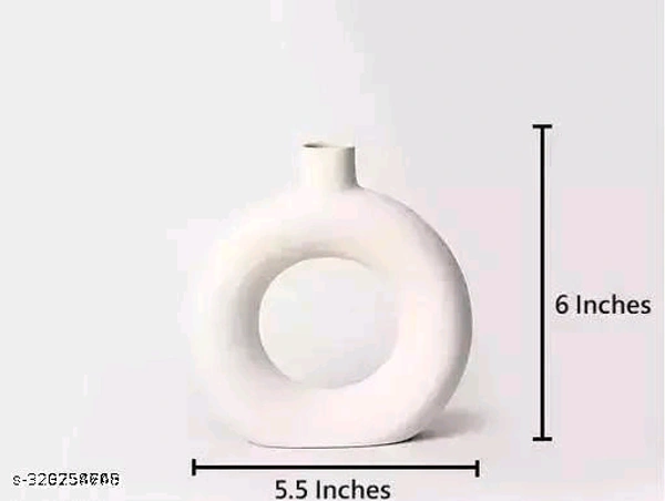 Classic Vases*Material: PCENF5306  CeramicColor: WhiteProduct Length: 6 cmProduct Height: 6 cmProduct Breadth: 2 cmNet Quantity (N): 1Dispatch: 1 Day*Proof of Safe Delivery! Click to know on Safety Standards of Delivery Partners- https://ltl.sh/y_nZrAV3