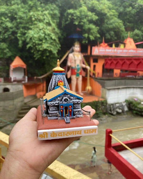 Kedarwaas Kedarnath Temple Mini Size  PCENF5308 Attractive Home Temple  PCENF5308 *Material: WoodPattern: TraditionalProduct Breadth: 10 cmProduct Height: 13 cmProduct Length: 16 cmNet Quantity (N): 1Dispatch: 1 Day*Proof of Safe Delivery! Click to know on Safety Standards of Delivery Partners- https://ltl.sh/y_nZrAV3 - Medium