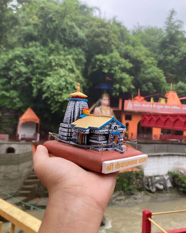 Kedarwaas Kedarnath Temple Mini Size  PCENF5308 Attractive Home Temple  PCENF5308 *Material: WoodPattern: TraditionalProduct Breadth: 10 cmProduct Height: 13 cmProduct Length: 16 cmNet Quantity (N): 1Dispatch: 1 Day*Proof of Safe Delivery! Click to know on Safety Standards of Delivery Partners- https://ltl.sh/y_nZrAV3 - Medium