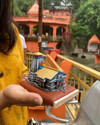 Kedarwaas Kedarnath Temple Mini Size  PCENF5308 Attractive Home Temple  PCENF5308 *Material: WoodPattern: TraditionalProduct Breadth: 10 cmProduct Height: 13 cmProduct Length: 16 cmNet Quantity (N): 1Dispatch: 1 Day*Proof of Safe Delivery! Click to know on Safety Standards of Delivery Partners- https://ltl.sh/y_nZrAV3 - Large