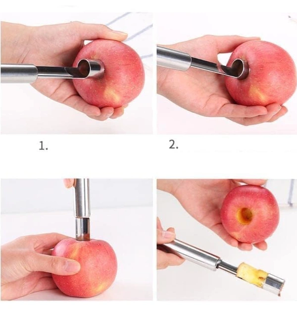 Solitude PCENF5311 (Set of 3) Stainless Steel Vegetable Peeler Set Includes Apple Corer, Straight Julienne Peeler, Veggie Cutter & Slicer60%off