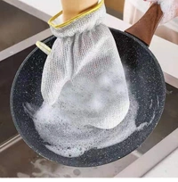 ImpactStrong Wire Dishwashing Gloves Kitchen Cleaning Household Cleaning Tools Heat Insulation Anti-Hot Waterproof Durable Skin-Friendly Reusable Kitchen Gloves For PCENF5313 Washing Dishes Wiping Pots 1 PAIR