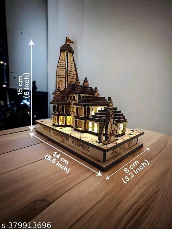 Classy Home Temple PCENF5314*Material: WoodPattern: ClassicProduct Breadth: 8 cmProduct Height: 15 cmProduct Length: 14 cmNet Quantity (N): 1Dispatch: 2 Days*Proof of Safe Delivery! Click to know on Safety Standards of Delivery Partners- https://ltl.sh/y_nZrAV3
