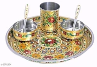 MEENAKARI GLASS AND TRAY SET PCENF5318 (6 GLASS + 1 TRAY)*Material: Stainless SteelCapacity: 1Product Breadth: Product Dependent Inch,CmProduct Height: Product Dependent Inch,CmProduct Length: Product Dependent Inch,CmNet Quantity (N): MultipackDispatch: 1 Day*Proof of Safe Delivery! Click to know on Safety Standards of Delivery Partners- https://ltl.sh/y_nZrAV3