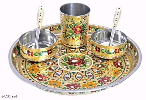 MEENAKARI GLASS AND TRAY SET PCENF5318 (6 GLASS + 1 TRAY)*Material: Stainless SteelCapacity: 1Product Breadth: Product Dependent Inch,CmProduct Height: Product Dependent Inch,CmProduct Length: Product Dependent Inch,CmNet Quantity (N): MultipackDispatch: 1 Day*Proof of Safe Delivery! Click to know on Safety Standards of Delivery Partners- https://ltl.sh/y_nZrAV3