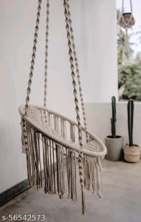Classy Hammock PCENF5322 Swings*Material: CottonColor: WhiteProduct Breadth: 30 InchProduct Height: 30 InchProduct Length: 72 InchNet Quantity (N): 1Dispatch: 1 Day*Proof of Safe Delivery! Click to know on Safety Standards of Delivery Partners- https://ltl.sh/y_nZrAV3