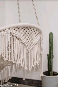 Classy Hammock PCENF5322 Swings*Material: CottonColor: WhiteProduct Breadth: 30 InchProduct Height: 30 InchProduct Length: 72 InchNet Quantity (N): 1Dispatch: 1 Day*Proof of Safe Delivery! Click to know on Safety Standards of Delivery Partners- https://ltl.sh/y_nZrAV3