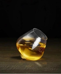 Tip-Toe Shell Drinking Glass Pack Of 4 PCENF5325 - 4 Pcs