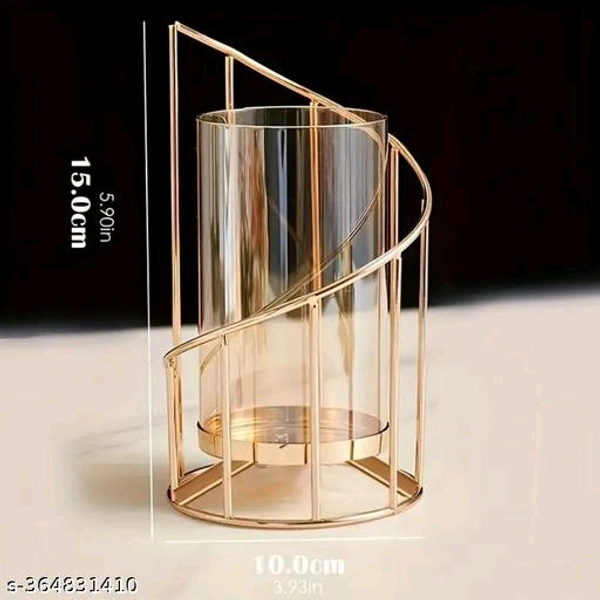 Attractive Vases*Material PCENF5327 : MetalColor: YellowProduct Length: 10.5 cmProduct Height: 10 cmProduct Breadth: 10 cmNet Quantity (N): 1Dispatch: 1 Day*Proof of Safe Delivery! Click to know on Safety Standards of Delivery Partners- https://ltl.sh/y_nZrAV3