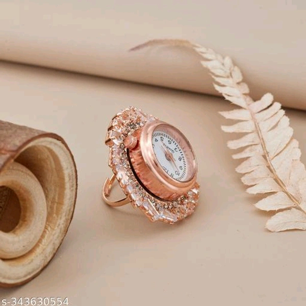 Elite Charming Rings PCENF5328 *Base Metal: BrassPlating: Rose Gold PlatedStone Type: Cubic Zirconia/American DiamondType: Finger RingNet Quantity (N): 1Sizes: Free SizeDispatch: 1 Day*Proof of Safe Delivery! Click to know on Safety Standards of Delivery Partners- https://ltl.sh/y_nZrAV3