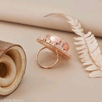 Elite Charming Rings PCENF5328 *Base Metal: BrassPlating: Rose Gold PlatedStone Type: Cubic Zirconia/American DiamondType: Finger RingNet Quantity (N): 1Sizes: Free SizeDispatch: 1 Day*Proof of Safe Delivery! Click to know on Safety Standards of Delivery Partners- https://ltl.sh/y_nZrAV3