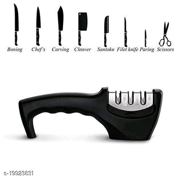 Classic Knife PCENF5346 Sharpener Kitchen Tools*Material: Stainless SteelNet Quantity (N): Pack of 1Product Breadth: 10 cmProduct Length: 5 cmProduct Height: 7 cmProduct Type: Knife SharpenerCapacity: 0.5 Dispatch: 1 Day*Proof of Safe Delivery! Click to know on Safety Standards of Delivery Partners- https://ltl.sh/y_nZrAV3