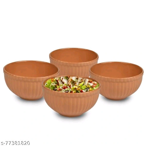 Essential Bowls PCENF5359 *Material: CeramicMicrowave Safe: YesProduct Breadth: 13.5 CmProduct Height: 7.5 CmProduct Length: 13.5 CmNet Quantity (N): Pack Of 4Dispatch: 2 Days*Proof of Safe Delivery! Click to know on Safety Standards of Delivery Partners- https://ltl.sh/y_nZrAV3 - Web Orange