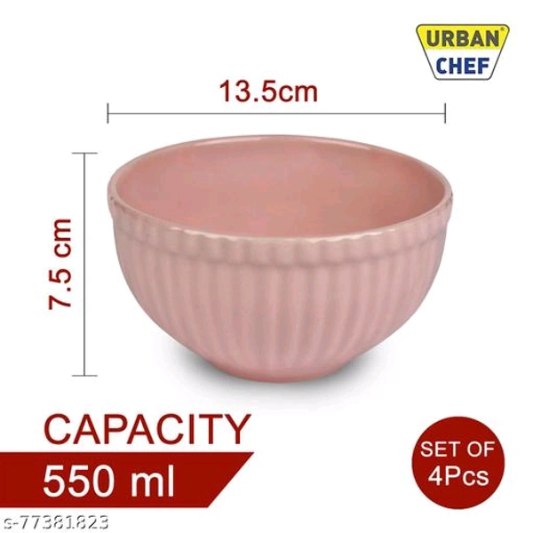 Essential Bowls PCENF5359 *Material: CeramicMicrowave Safe: YesProduct Breadth: 13.5 CmProduct Height: 7.5 CmProduct Length: 13.5 CmNet Quantity (N): Pack Of 4Dispatch: 2 Days*Proof of Safe Delivery! Click to know on Safety Standards of Delivery Partners- https://ltl.sh/y_nZrAV3 - Your Pink