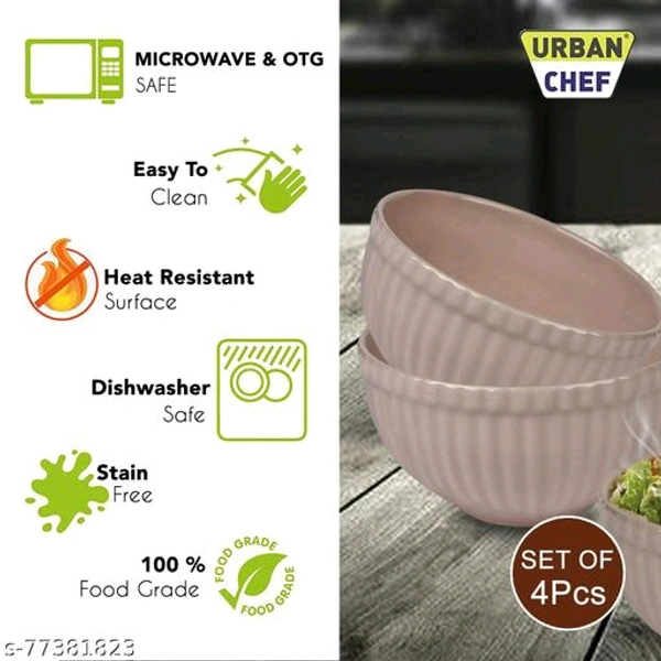 Essential Bowls PCENF5359 *Material: CeramicMicrowave Safe: YesProduct Breadth: 13.5 CmProduct Height: 7.5 CmProduct Length: 13.5 CmNet Quantity (N): Pack Of 4Dispatch: 2 Days*Proof of Safe Delivery! Click to know on Safety Standards of Delivery Partners- https://ltl.sh/y_nZrAV3 - Your Pink