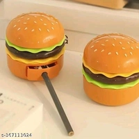 Burger Design Desk Night Lamp for Kids & Adults, Rechargeable Desk Lamp with Adjustable Neck Dimmable Touch Switch & Sharpener (Pack of 1, Multicolor)Name: Burger Design Desk Night Lamp for Kids & Adults, Rechargeable Desk Lamp with Adjustable Neck Dimmable Touch Switch & Sharpener (Pack of 1, Multicolor)Material: ABSAssembly: Fully AssembledBase Fixture Material: PCENF5385