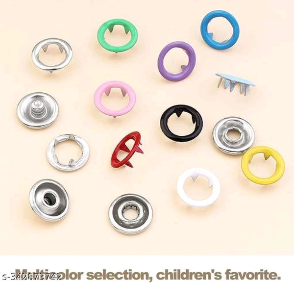 200PC Silver Button Thickened Snap Fasteners Kit Metal Copper Five Claw Buckle Set with Hand Pressure Pliers Tool DIY Sewing Buttons Set for Clothing Sewing (RED) (Pack of 1)Name: 200PC Silver Button Thickened Snap Fasteners Kit Metal Copper Five Claw Buckle Set with Hand Pressure Pliers Tool DIY Sewing Buttons Set for Clothing Sewing (RED) PCENF5388