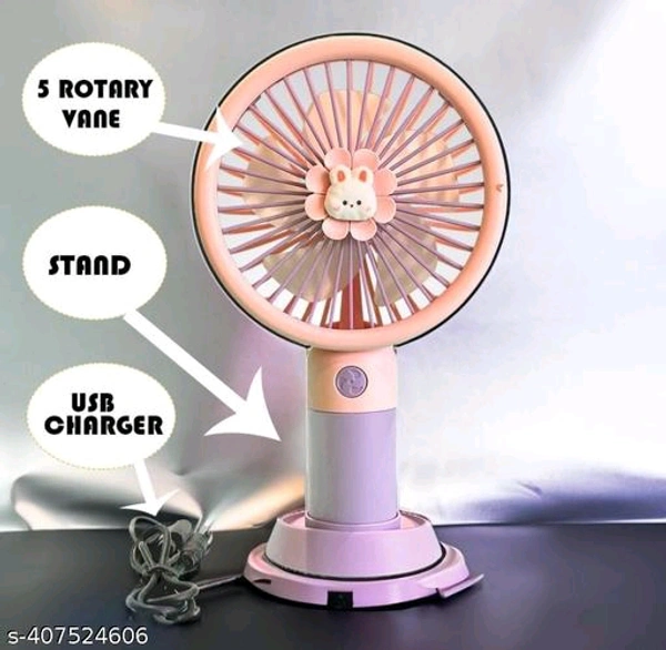 Mini fan hand PCENF5410 held fan Name: Mini fan hand held fan Number Of Blades: 5Type: Usb CableProduct Breadth: 12 CmProduct Height: 6 CmProduct Length: 20 CmNet Quantity (N): Pack Of 1Country 