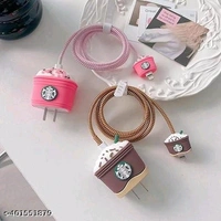 i-Phone PCENF5417 Charger Cover for 18W-20W Charger Adapter with Spiral Cable Protector Cover,Cute 3D Design Protective Case (Starbuck Brown)Name: i-Phone Charger Cover for 18W-20W Charger Adapter with Spiral Cable Protector Cover,Cute 3D Design Protective Case (Starbuck Brown)Color: BrownCompatible Models: OthersMaterial: SiliconeNet Quantity (N): 1Theme