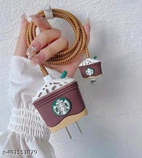 i-Phone PCENF5417 Charger Cover for 18W-20W Charger Adapter with Spiral Cable Protector Cover,Cute 3D Design Protective Case (Starbuck Brown)Name: i-Phone Charger Cover for 18W-20W Charger Adapter with Spiral Cable Protector Cover,Cute 3D Design Protective Case (Starbuck Brown)Color: BrownCompatible Models: OthersMaterial: SiliconeNet Quantity (N): 1Theme